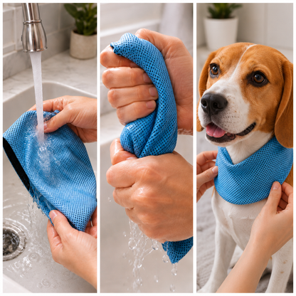 ChillNest Cooling Bandana (2-Pack) — Instant Cool for Walks