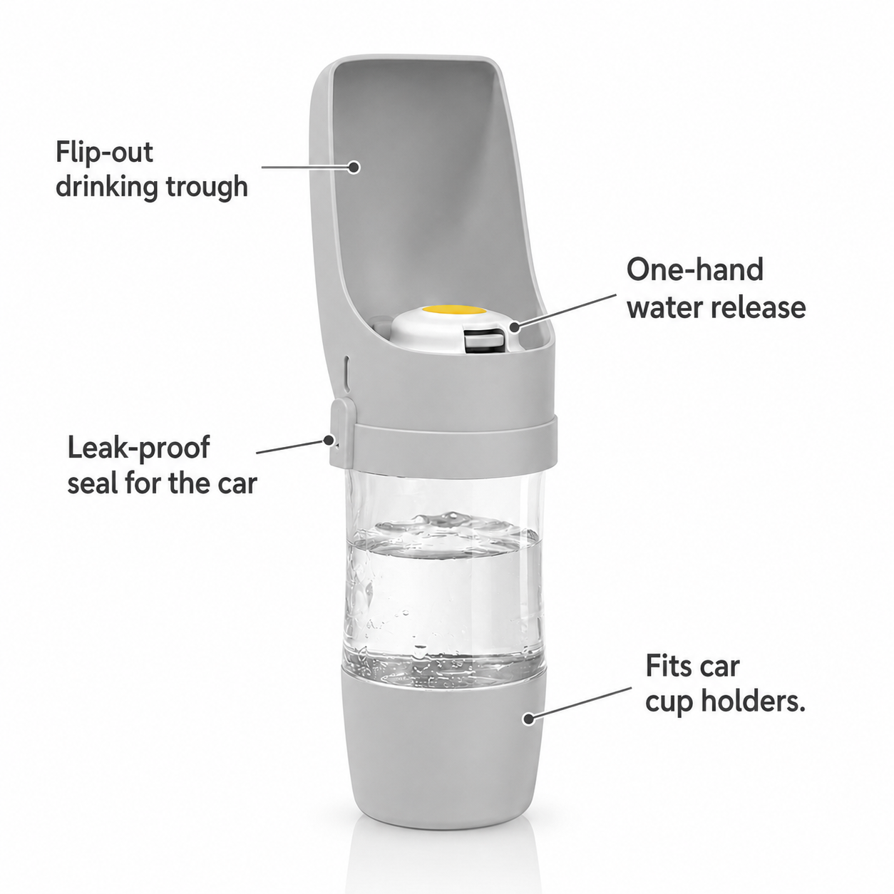 ChillNest 2-in-1 Travel Water Bottle