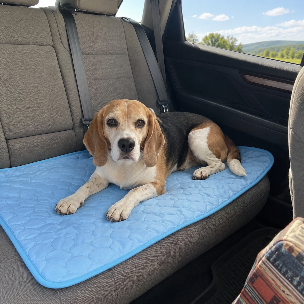 ChillNest Cooling Mat — Instant Cool Relief for Dogs & Cats